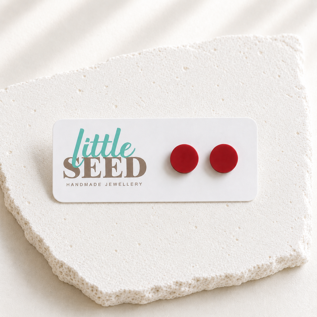 Solid Colour Acrylic Stud Earrings