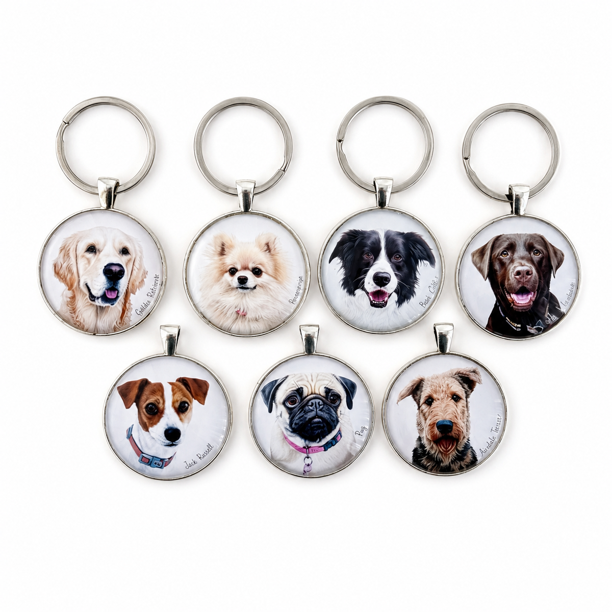Dog Keychains - Little Seedlings Gift Store