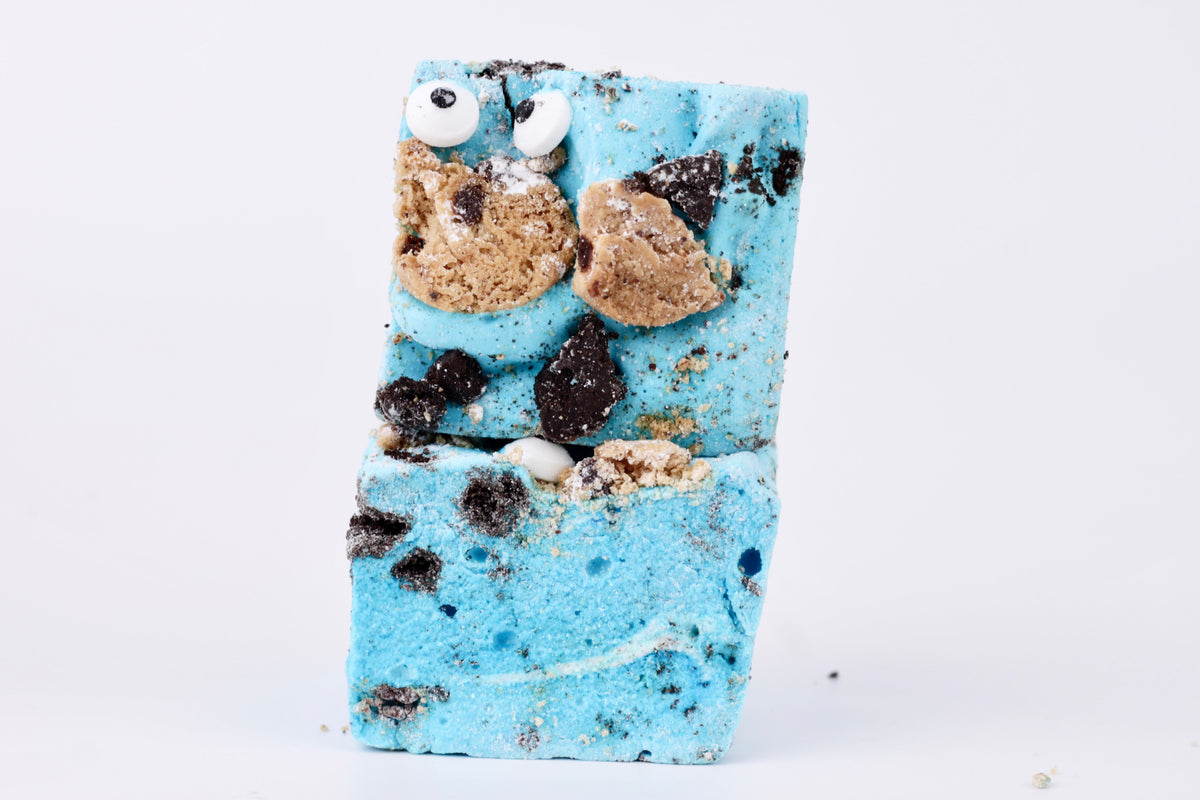 Cookie Monster Marshmallows