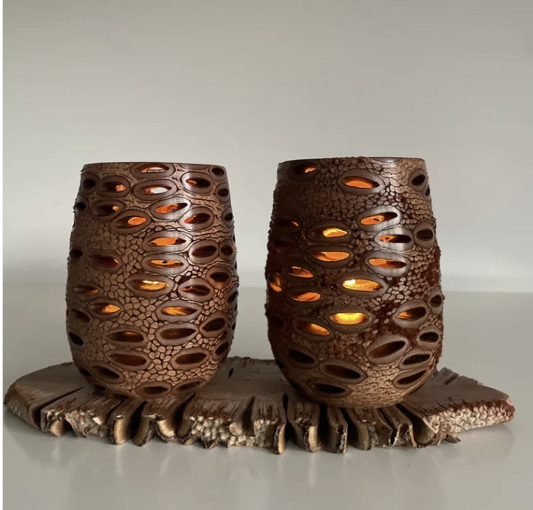 Banksia Lantern Tealight Candle Holder