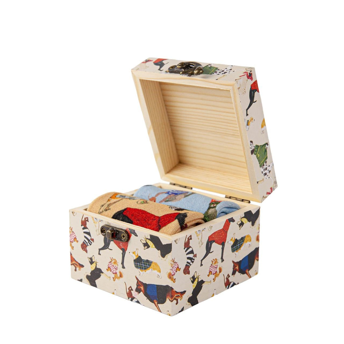 Raining Cats and Dogs Bamboo Sock Gift Box