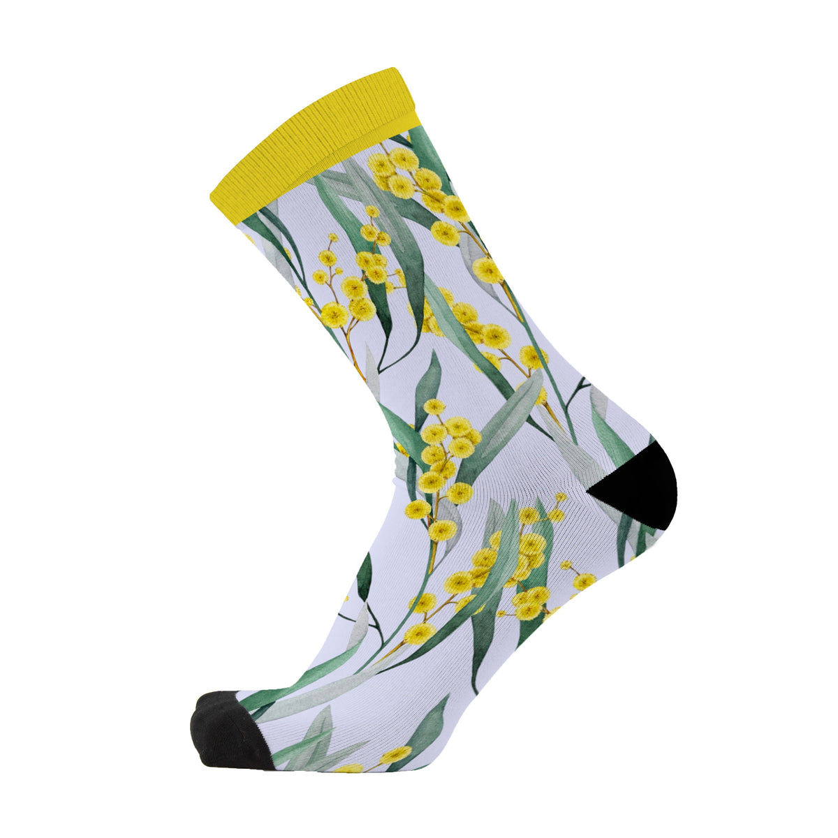 Wattle Flower Socks