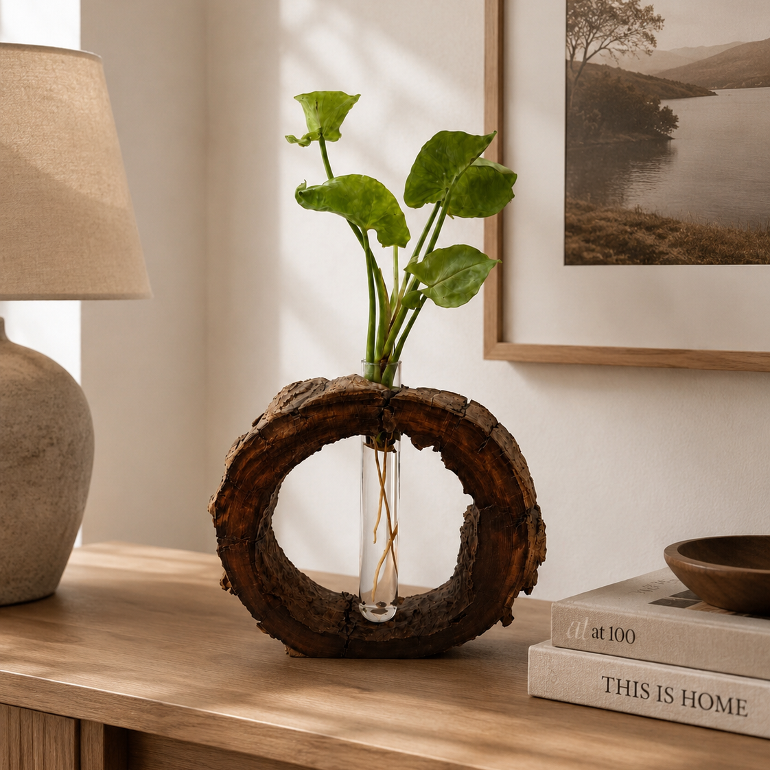 Natural Timber Planter