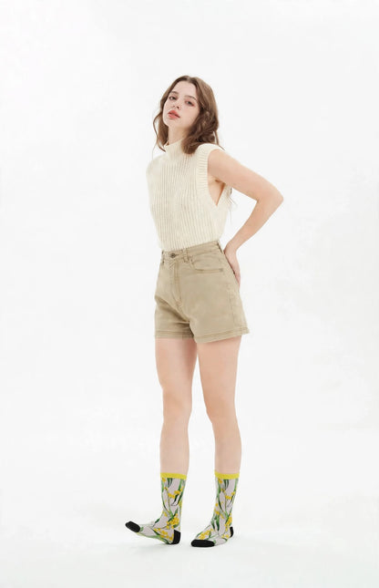 Wattle Flower Socks