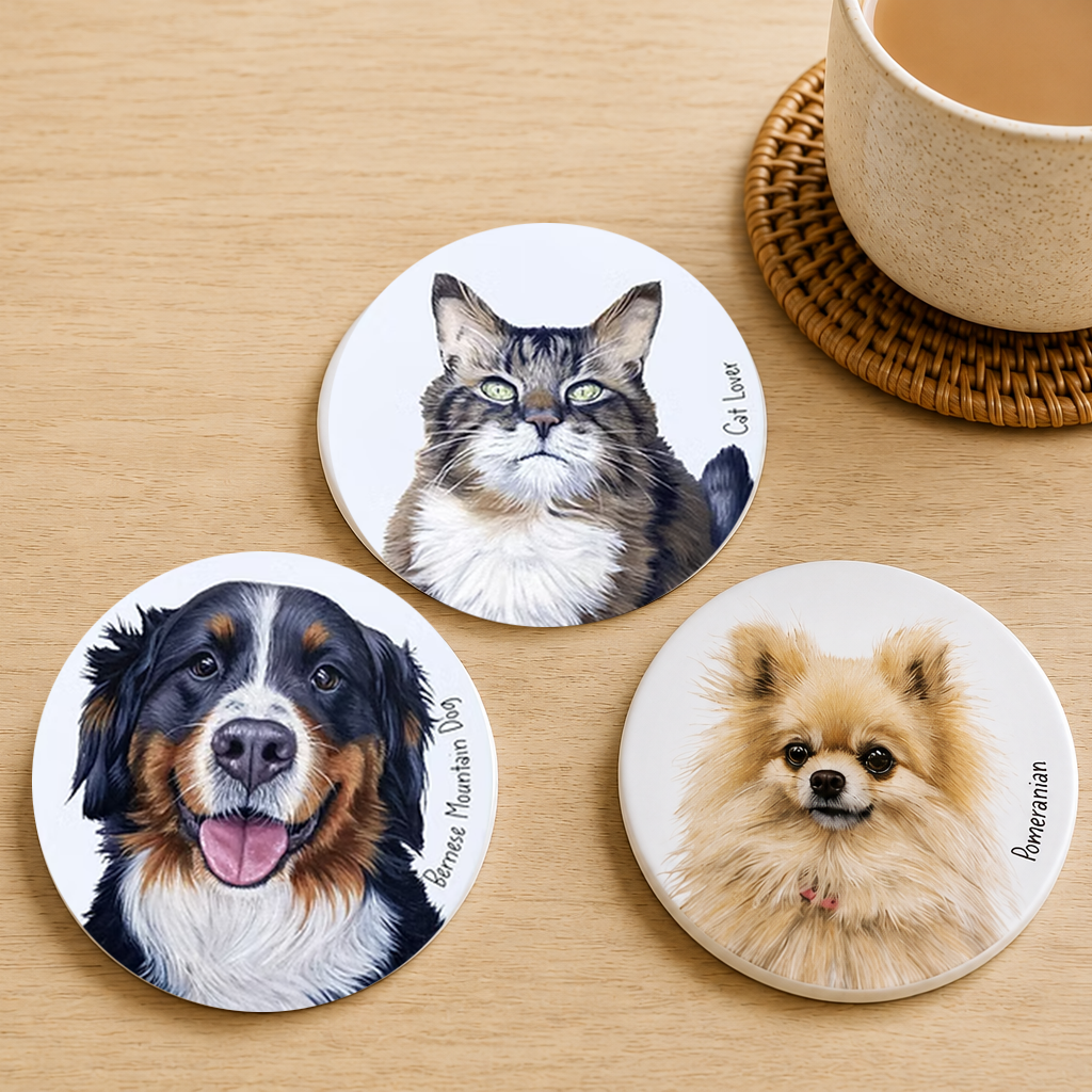 Pet Ceramic Coasters