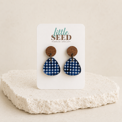 Pebble Acrylic Drop Earrings