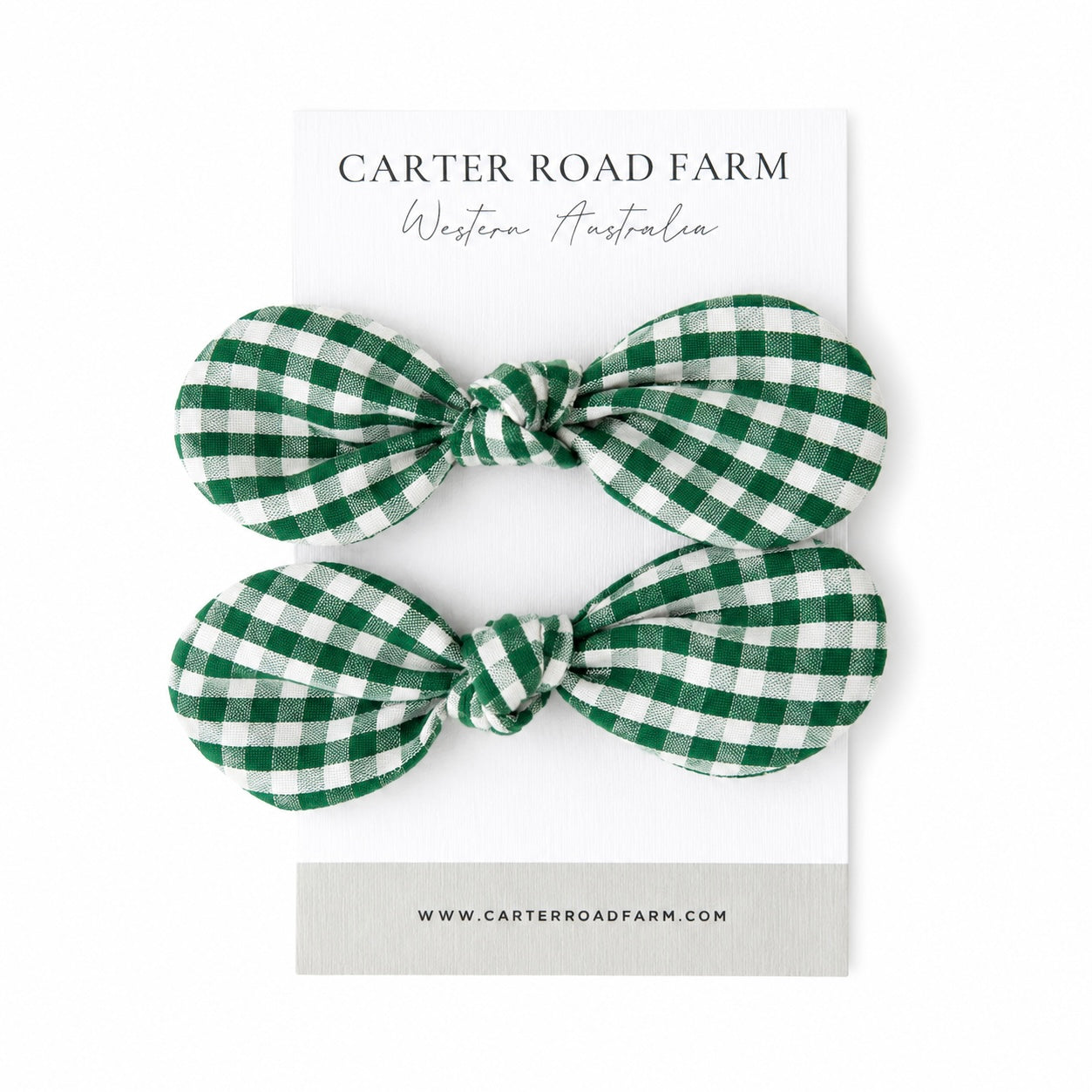 Fabric Knot Bow Hair Tie | Handmade Cotton Hair Bows