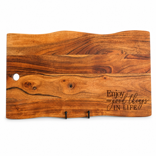 Engraved Wooden Premium Board-Enjoy