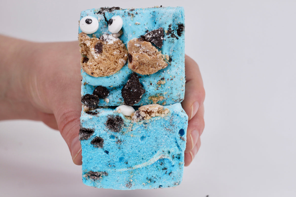 Cookie Monster Marshmallows