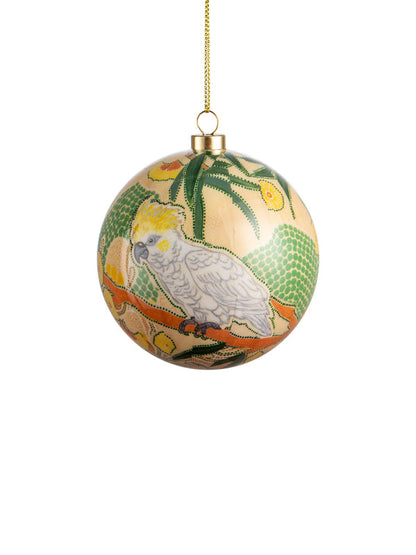 Dreamtime Symphony Christmas bauble by Domica Hill (view 5)