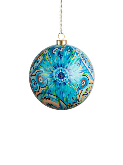 Beautiful Journey Aboriginal art Christmas baubles 6 pack (view 3)