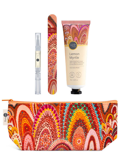 Lemon Myrtle gift set with Home artwork by Jacinta-Rai Ridgeway-Maahs, Koh Living
