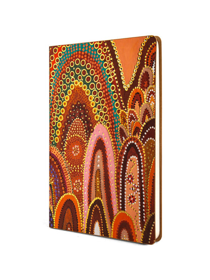 Home Aboriginal art A5 journal by Jacinta-Rai Ridgeway-Maahs (view 3)