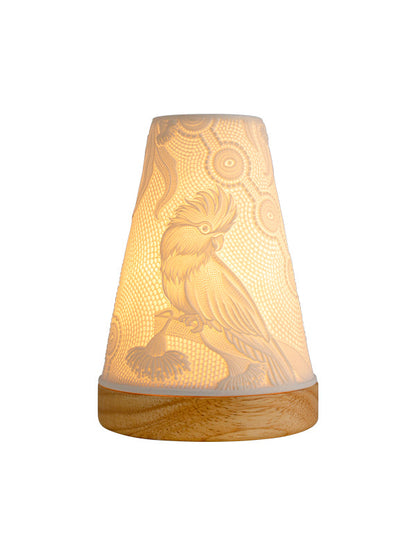 Spirit Being Minikin porcelain tealight lantern by Koh Living, artwork by Domica Hill (view 5)