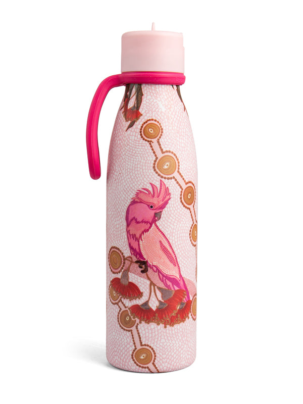 Spirit Being Aboriginal art insulated water bottle by Domica Hill, Koh Living