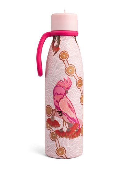 Spirit Being Aboriginal art insulated water bottle by Domica Hill, Koh Living