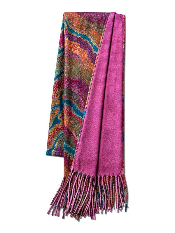 Pilbara Creeks Aboriginal art scarf by Allery Sandy, Koh Living (view 9)