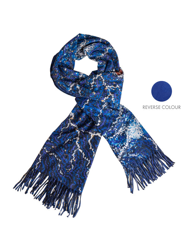 Seven Sisters Aboriginal art scarf by Khatija Possum, Koh Living (view 5)