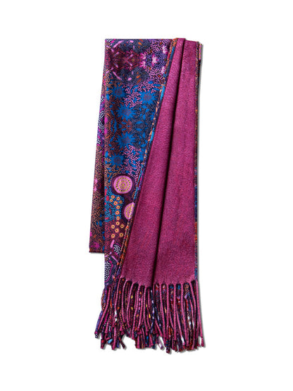 Women’s Dreaming Aboriginal art scarf by Khatija Possum, Koh Living (view 6)