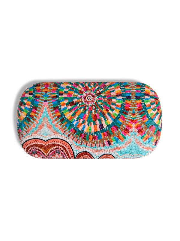 We Are One Aboriginal art hard-shell travel case by Jacinta-Rai Ridgeway-Maahs, Koh Living