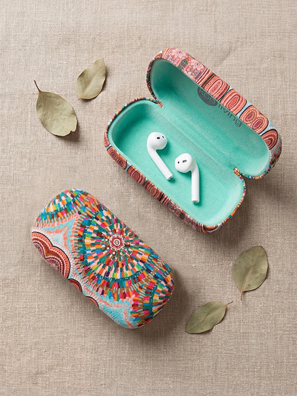We Are One Aboriginal art hard-shell travel case by Jacinta-Rai Ridgeway-Maahs, Koh Living (view 2)