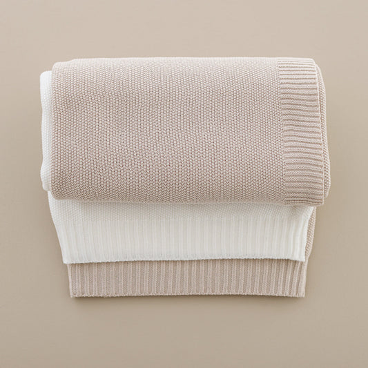 Knitted Baby Blanket - Little Seedlings Gift Store