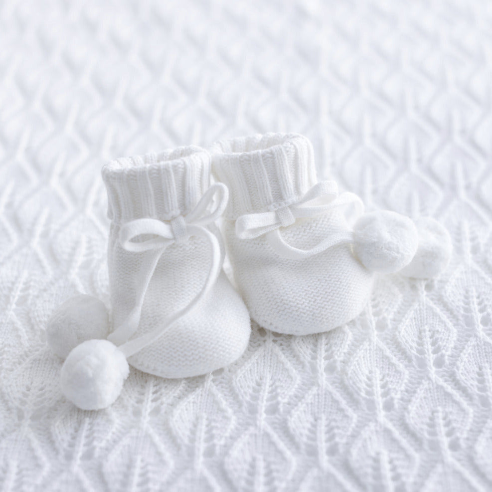 Knitted Baby Booties