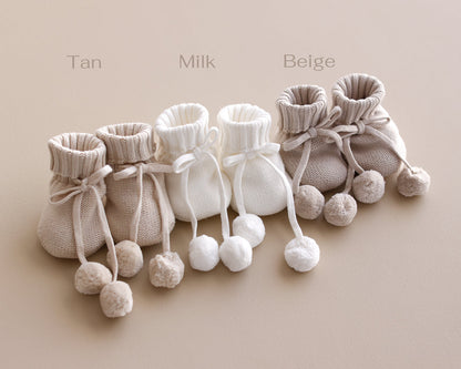 Knitted Baby Booties