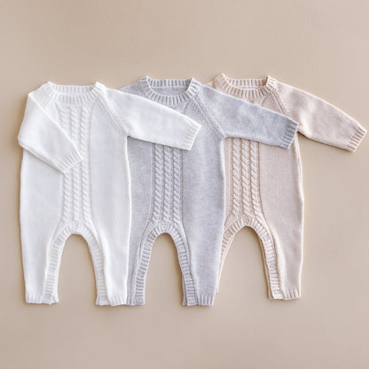 Knitted Cable Romper