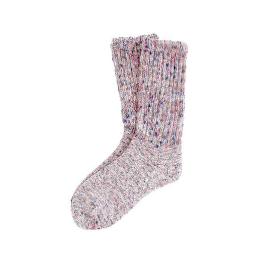Ombre Loose Top Sock Collection - Harvest