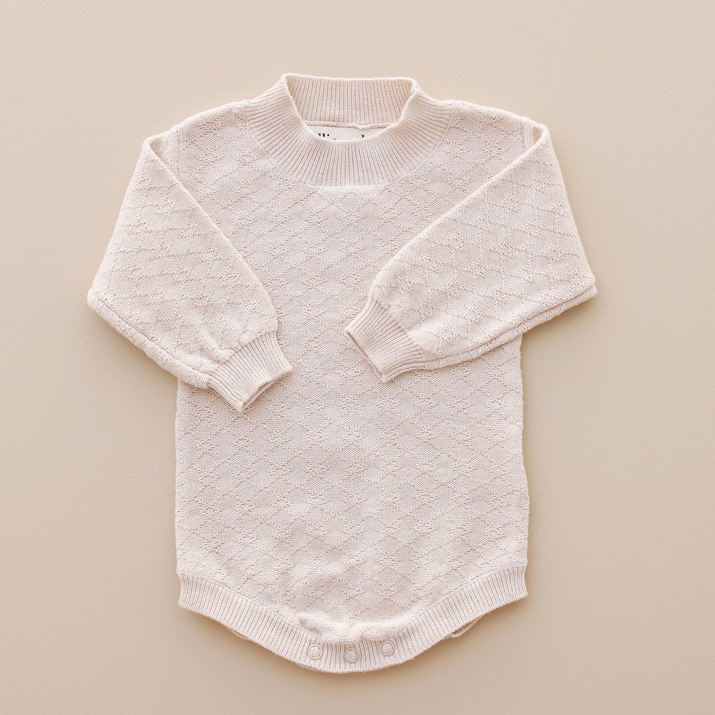 Ollie and Echo | Knitted Newborn Baby Romper