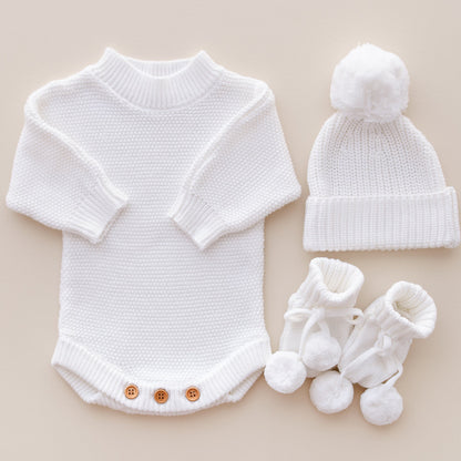 Ollie and Echo | Knitted Newborn Baby Beanie