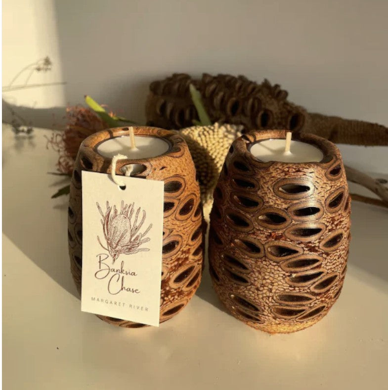 Banksia Wine Glass Tealight Candle Holders