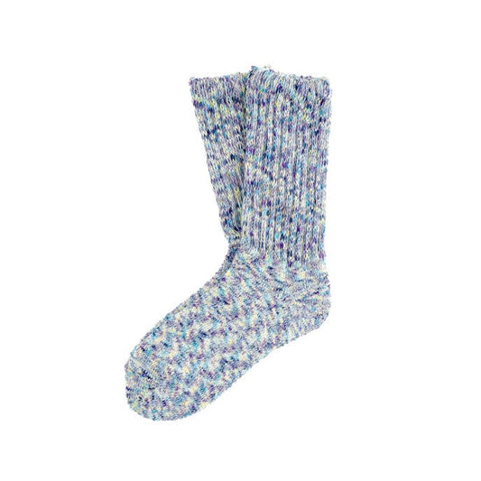 Ombre Loose Top Sock Collection - Frost
