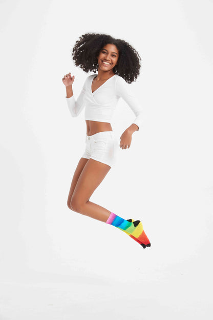 Tie Dye Pride Rainbow Socks