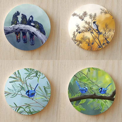 Wildlife Ceramic Coasters - Little Seedlings Gift Store