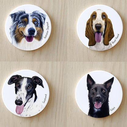 Pet Ceramic Coasters - Little Seedlings Gift Store