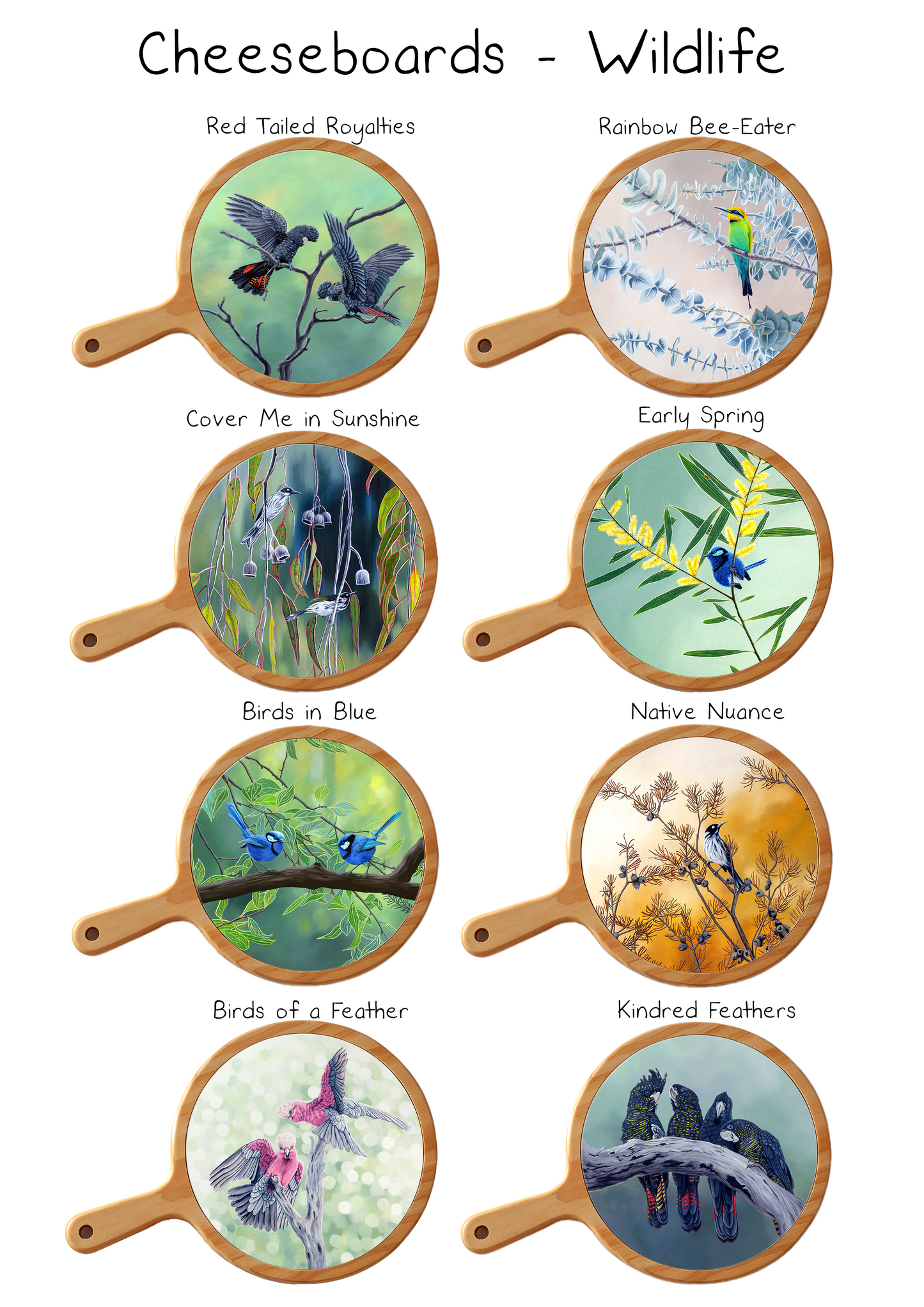 Wildlife Cheese Board