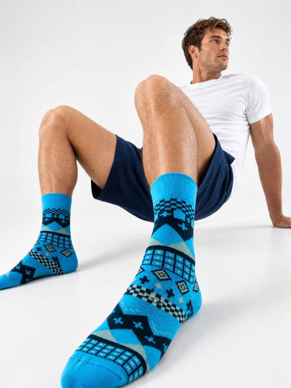 Arctic Cozy Scorpio Nordic style cotton socks, view 3