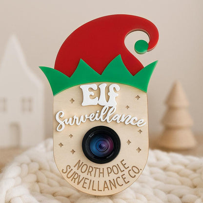 Elf Cam North Pole surveillance camera decoration
