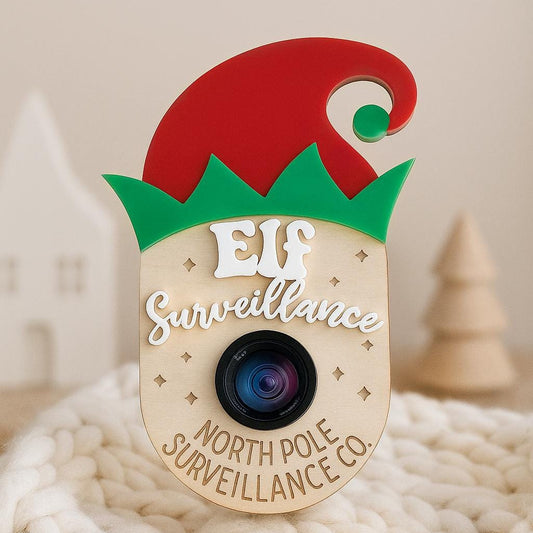 Elf Cam North Pole surveillance camera decoration