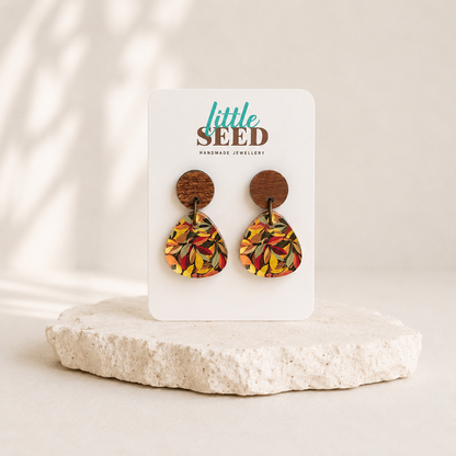 Pebble Acrylic Drop Earrings